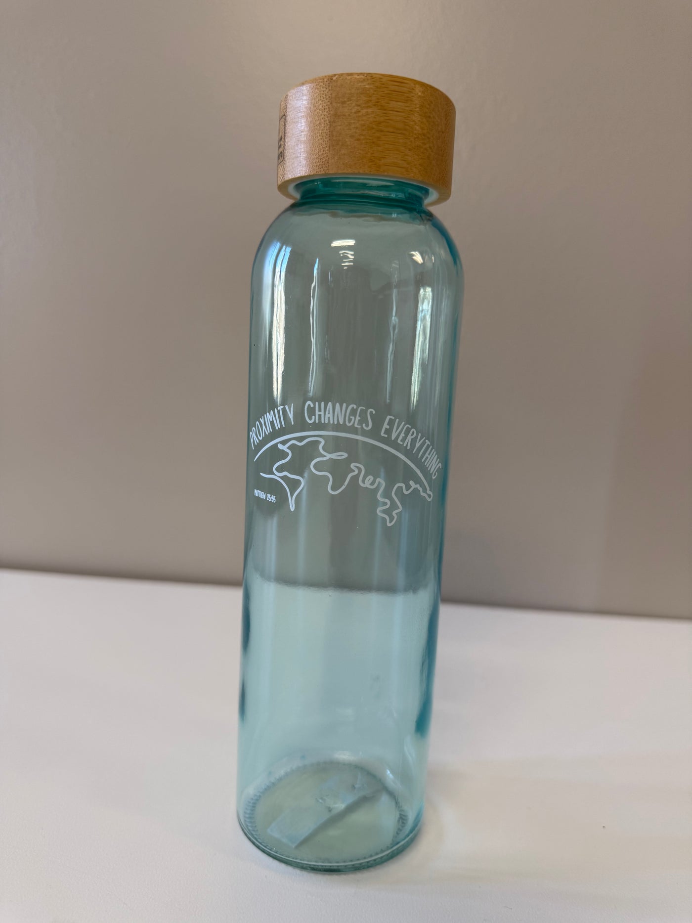 Glass Water Bottle