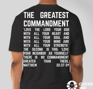 Greatest Commandment Short Sleeve Tee